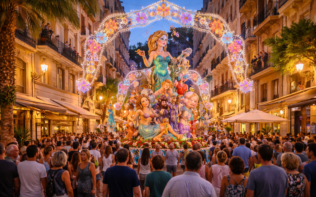 Hogueras de San Juan en Alicante con camper: la escapada perfecta con base en Busot